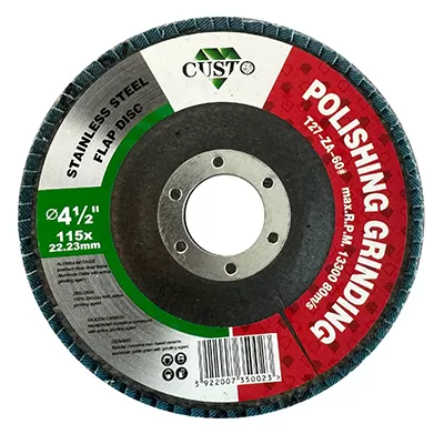 T27 60 GRIT 플랩 디스크